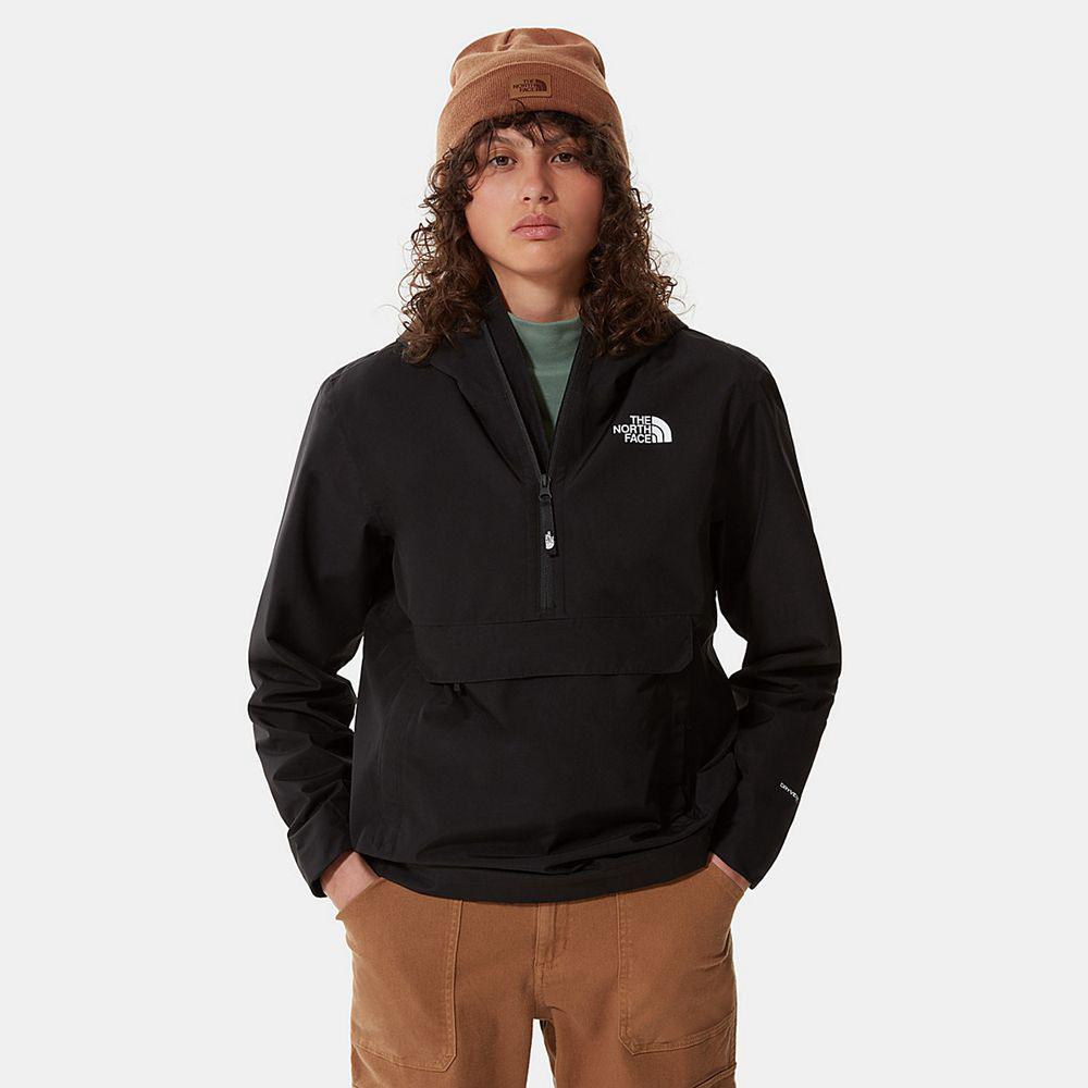 The North Face Waterproof Fanorak Γυναικεια Αδιάβροχα Μπουφάν - Μαυρα (XGRB95632)